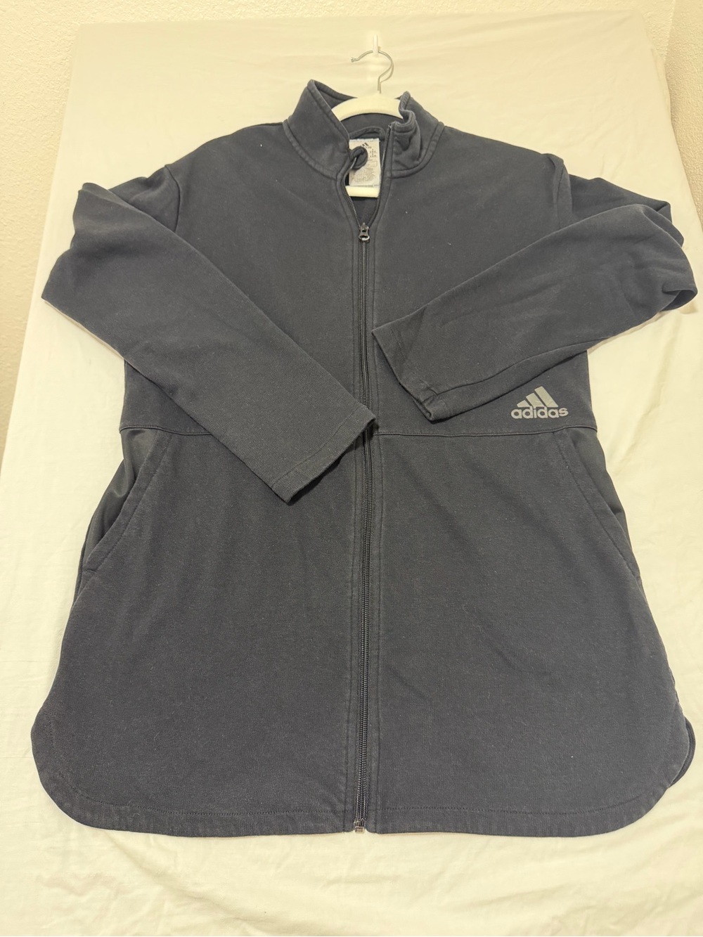 adidas Women's Navy Full-Zip Utility Jacket